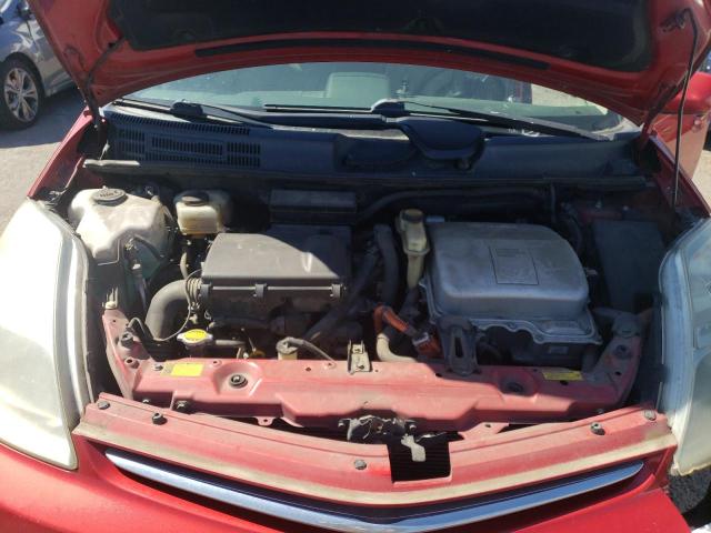 JTDKB20U067507630 - 2006 TOYOTA PRIUS RED photo 11