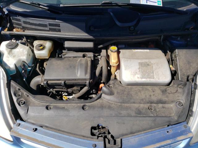 JTDKB20U897863800 - 2009 TOYOTA PRIUS BLUE photo 11