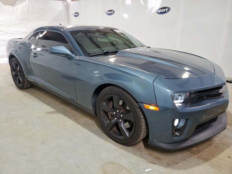 2G1FJ1EJ5B9146748 - 2011 CHEVROLET CAMARO SS TEAL photo 4