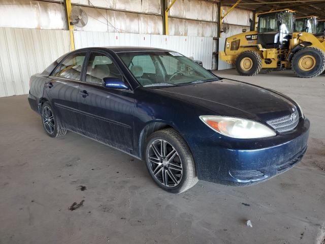 JTDBE32K730155515 - 2003 TOYOTA CAMRY LE BLUE photo 4