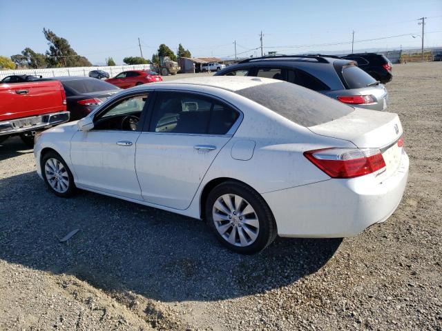 1HGCR2F89FA135302 - 2015 HONDA ACCORD EXL WHITE photo 2