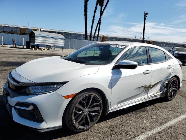 SHHFK7H94LU418470 - 2020 HONDA CIVIC SPORT TOURING WHITE photo 1