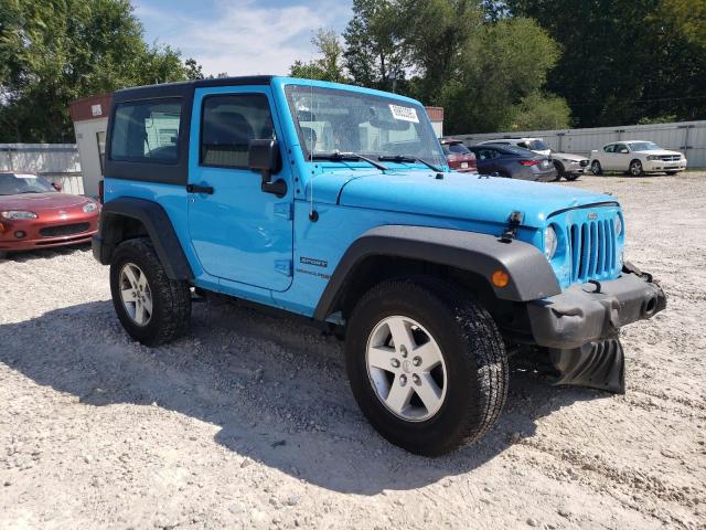 1C4AJWAG9JL828385 - 2018 JEEP WRANGLER SPORT Niebieski zdjęcie 4