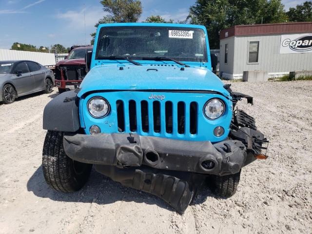 1C4AJWAG9JL828385 - 2018 JEEP WRANGLER SPORT Niebieski zdjęcie 5