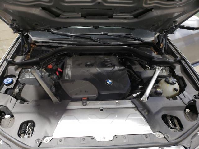 5UXTY5C0XM9G91958 - 2021 BMW X3 XDRIVE30I SILVER photo 12