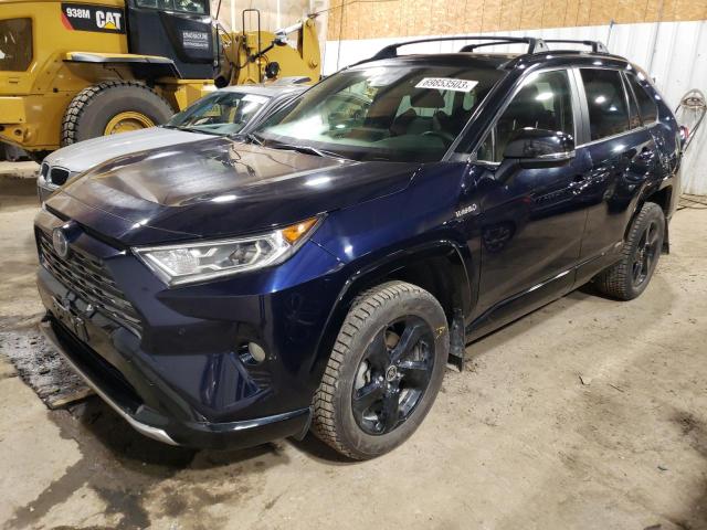 JTMEWRFV8LD545128 - 2020 TOYOTA RAV4 XSE BLUE photo 1