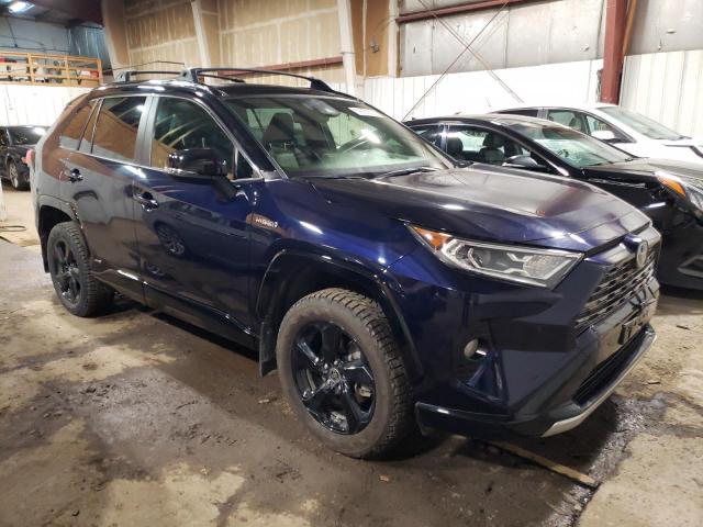 JTMEWRFV8LD545128 - 2020 TOYOTA RAV4 XSE BLUE photo 4