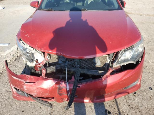 4T1BF1FK7CU628278 - 2012 TOYOTA CAMRY BASE RED photo 11