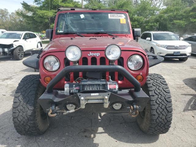 1C4AJWAGXDL607544 - 2013 JEEP WRANGLER SPORT BURGUNDY photo 5