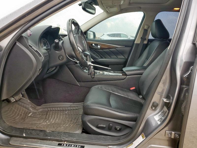 JN1EV7APXJM366329 - 2018 INFINITI Q50 LUXE GRAY photo 7