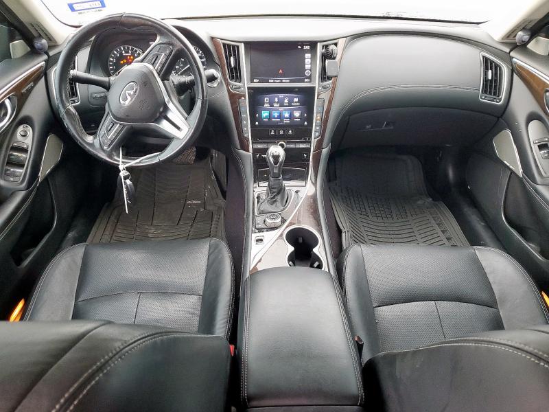 JN1EV7APXJM366329 - 2018 INFINITI Q50 LUXE GRAY photo 8