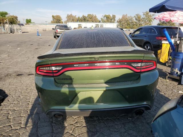 2C3CDXGJXNH101157 - 2022 DODGE CHARGER SCAT PACK GREEN photo 6