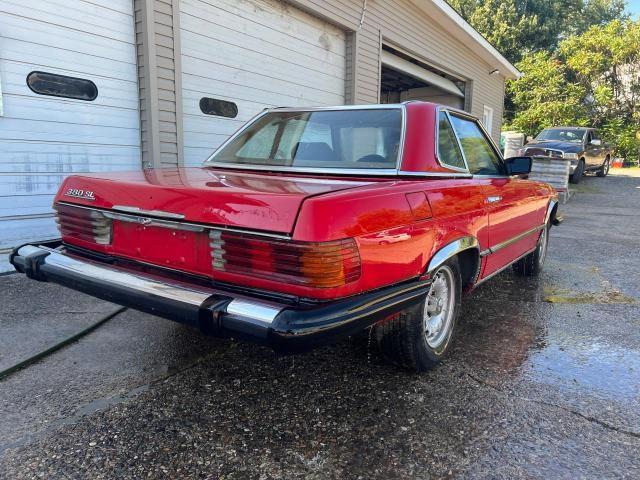 WDBBA45AXCB012646 - 1982 MERCEDES-BENZ 380 SL RED photo 4