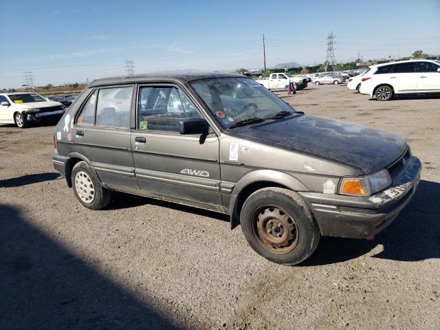 JF2KD83A2MD752623 - 1991 SUBARU JUSTY GL GRAY photo 4