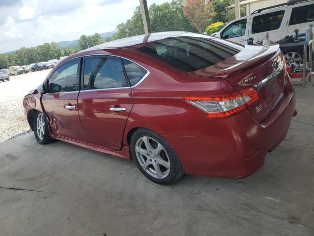 3N1AB7AP3DL700724 - 2013 NISSAN SENTRA S RED photo 2