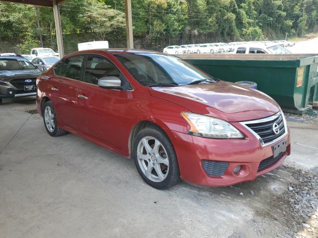 3N1AB7AP3DL700724 - 2013 NISSAN SENTRA S RED photo 4