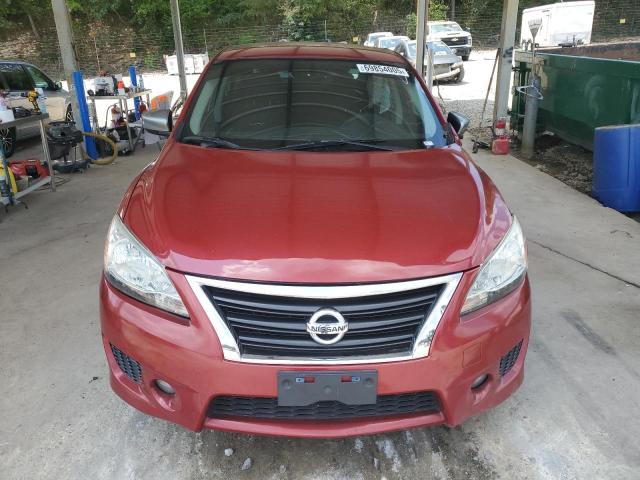 3N1AB7AP3DL700724 - 2013 NISSAN SENTRA S RED photo 5