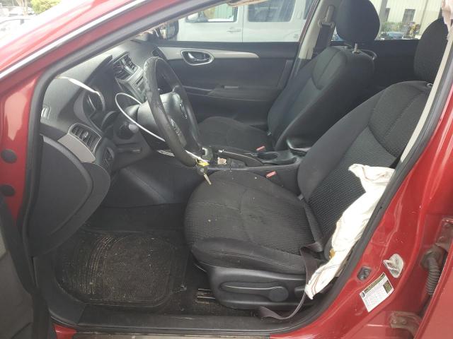 3N1AB7AP3DL700724 - 2013 NISSAN SENTRA S RED photo 7