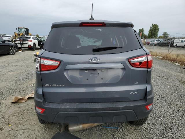 MAJ6P1UL8JC223408 - 2018 FORD ECOSPORT SE GRAY photo 6