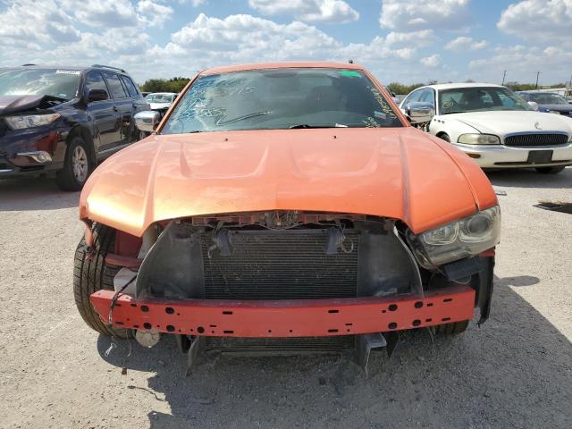 2C3CDXCT5EH350585 - 2014 DODGE CHARGER R/T ORANGE photo 5