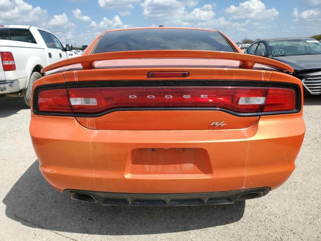 2C3CDXCT5EH350585 - 2014 DODGE CHARGER R/T ORANGE photo 6