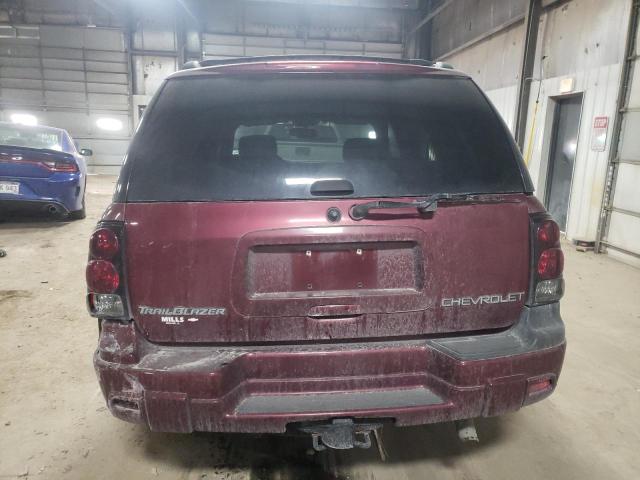 1GNDT13S042392362 - 2004 CHEVROLET TRAILBLAZE LS MAROON photo 6