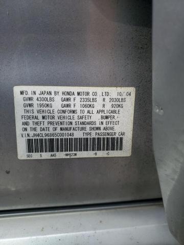 JH4CL96865C001048 - 2005 ACURA TSX 银色 照片 12