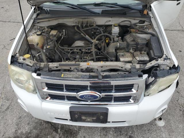 1FMCU03Z28KA77721 - 2008 FORD ESCAPE XLT WHITE photo 12