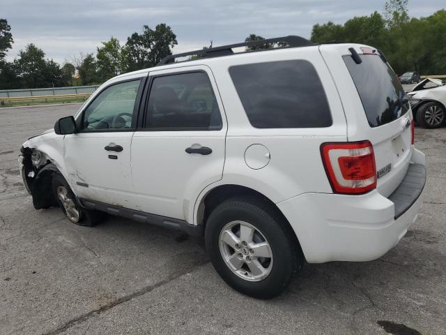 1FMCU03Z28KA77721 - 2008 FORD ESCAPE XLT WHITE photo 2