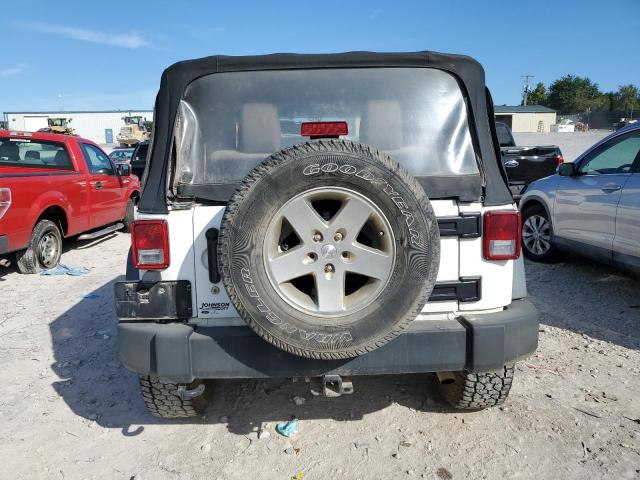 1C4AJWAG5CL220348 - 2012 JEEP WRANGLER SPORT WHITE photo 6
