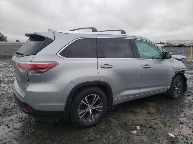 5TDJKRFH6GS272298 - 2016 TOYOTA HIGHLANDER XLE GRAY photo 3