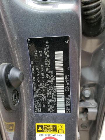 5TDKZRFH8JS536791 - 2018 TOYOTA HIGHLANDER SE ნაცრისფერი ფოტო 14