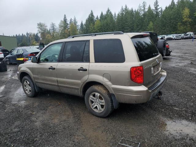 2HKYF18623H551747 - 2003 HONDA PILOT EXL BEIGE photo 2