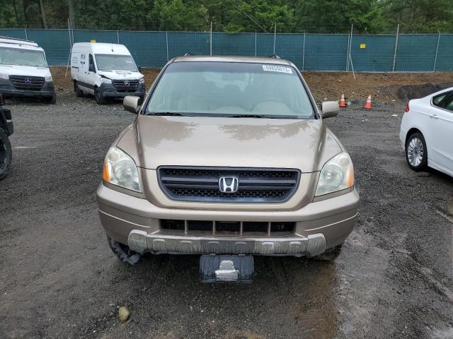 2HKYF18623H551747 - 2003 HONDA PILOT EXL BEIGE photo 5