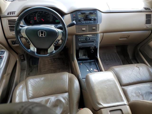 2HKYF18623H551747 - 2003 HONDA PILOT EXL BEIGE photo 8