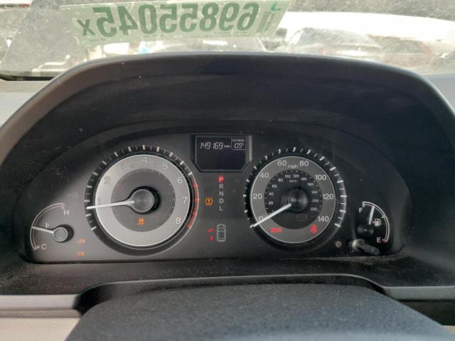 5FNRL5H66EB072107 - 2014 HONDA ODYSSEY EXL BLACK photo 9