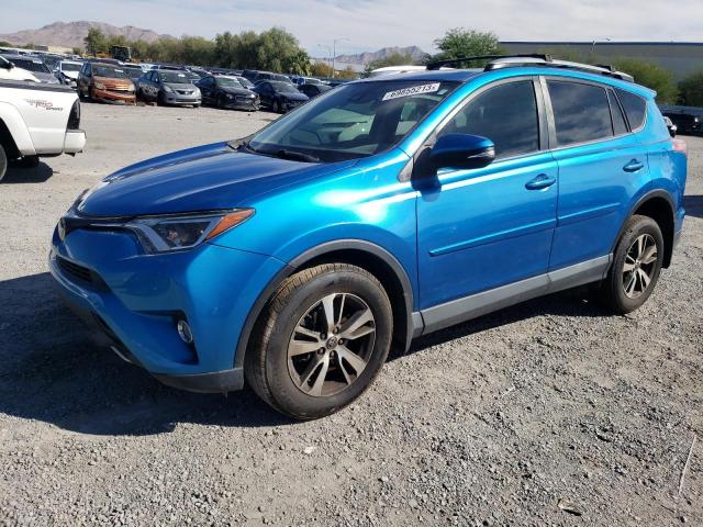 JTMRFREV8JD229325 - 2018 TOYOTA RAV4 ADVENTURE BLUE photo 1