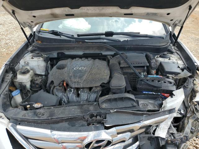 5NPEC4AC6DH616663 - 2013 HYUNDAI SONATA SE WHITE photo 11