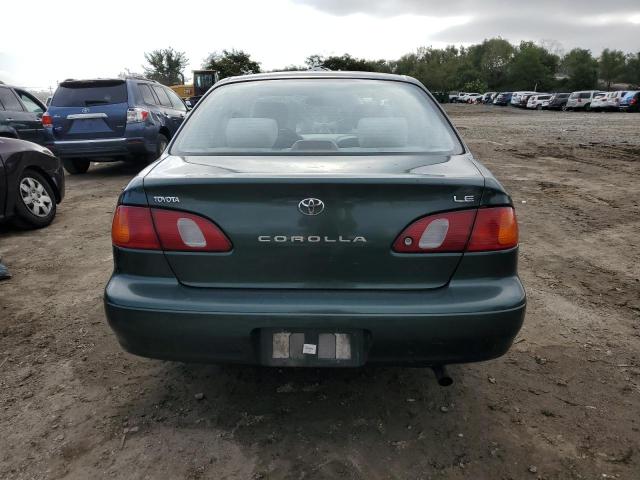 2T1BR18E9YC352032 - 2000 TOYOTA COROLLA VE GREEN photo 6