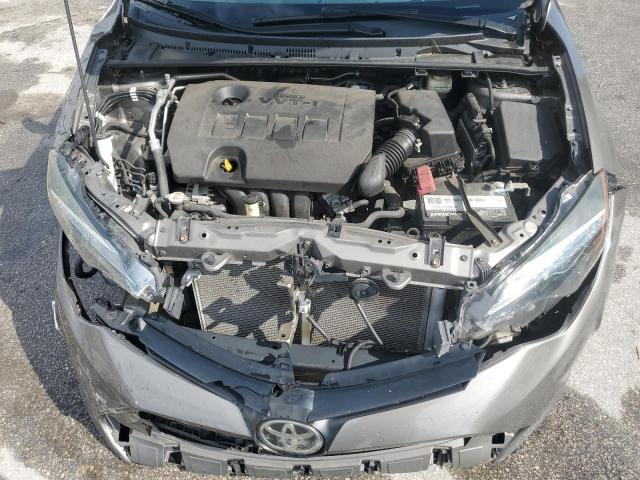 5YFBURHE2KP879463 - 2019 TOYOTA COROLLA L GRAY photo 11