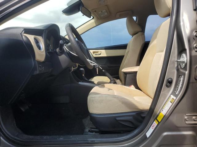 5YFBURHE2KP879463 - 2019 TOYOTA COROLLA L GRAY photo 7