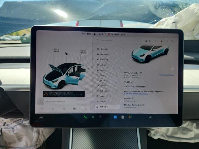 5YJYGDEE6MF120287 - 2021 TESLA MODEL Y BLACK photo 9