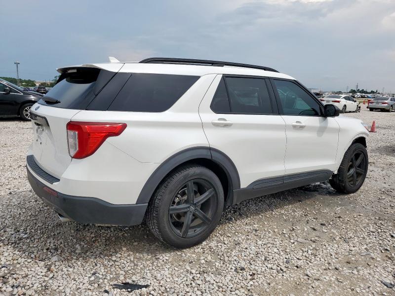1FMSK7DH8MGA94407 - 2021 FORD EXPLORER XLT WHITE photo 3
