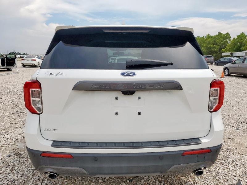 1FMSK7DH8MGA94407 - 2021 FORD EXPLORER XLT WHITE photo 6