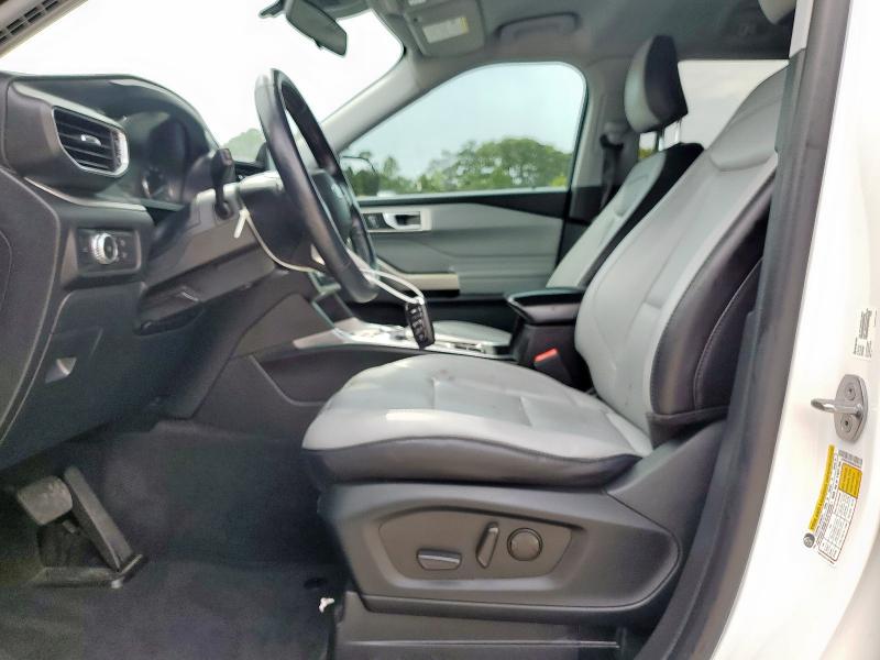 1FMSK7DH8MGA94407 - 2021 FORD EXPLORER XLT WHITE photo 7