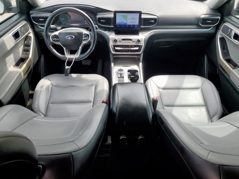 1FMSK7DH8MGA94407 - 2021 FORD EXPLORER XLT WHITE photo 8