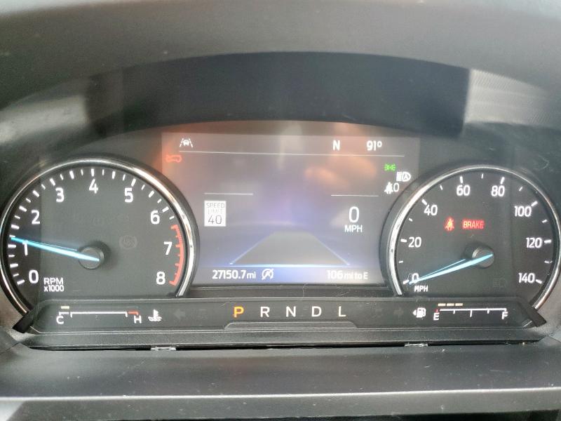 1FMSK7DH8MGA94407 - 2021 FORD EXPLORER XLT WHITE photo 9