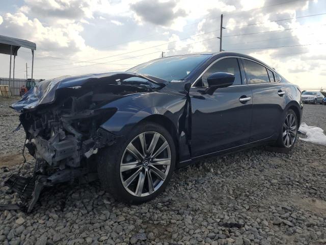 JM1GL1XY9J1336734 - 2018 MAZDA MAZDA 6 SIGNATURE BLUE photo 1