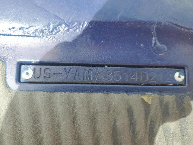 YAMA3514D212 - 2012 YAMAHA VX BLUE photo 10