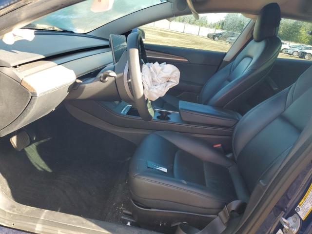 5YJ3E1EA1NF354348 - 2022 TESLA MODEL 3 蓝色 照片 7